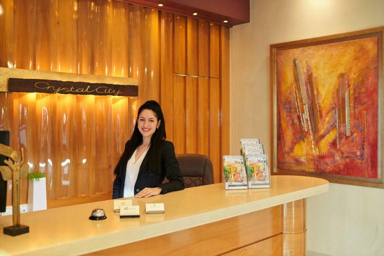 Crystal City Hotel Atenas Exterior foto